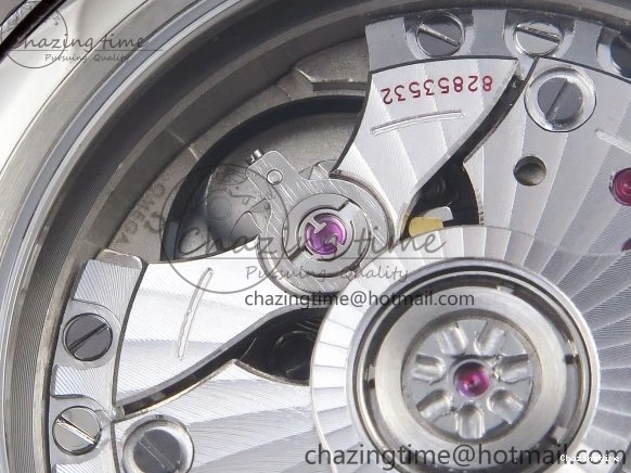 1218 TopPick De Ville Date SS MKF 1:1 Best Edition Black Dial Roman Marker on Black Leather Strap A 7743